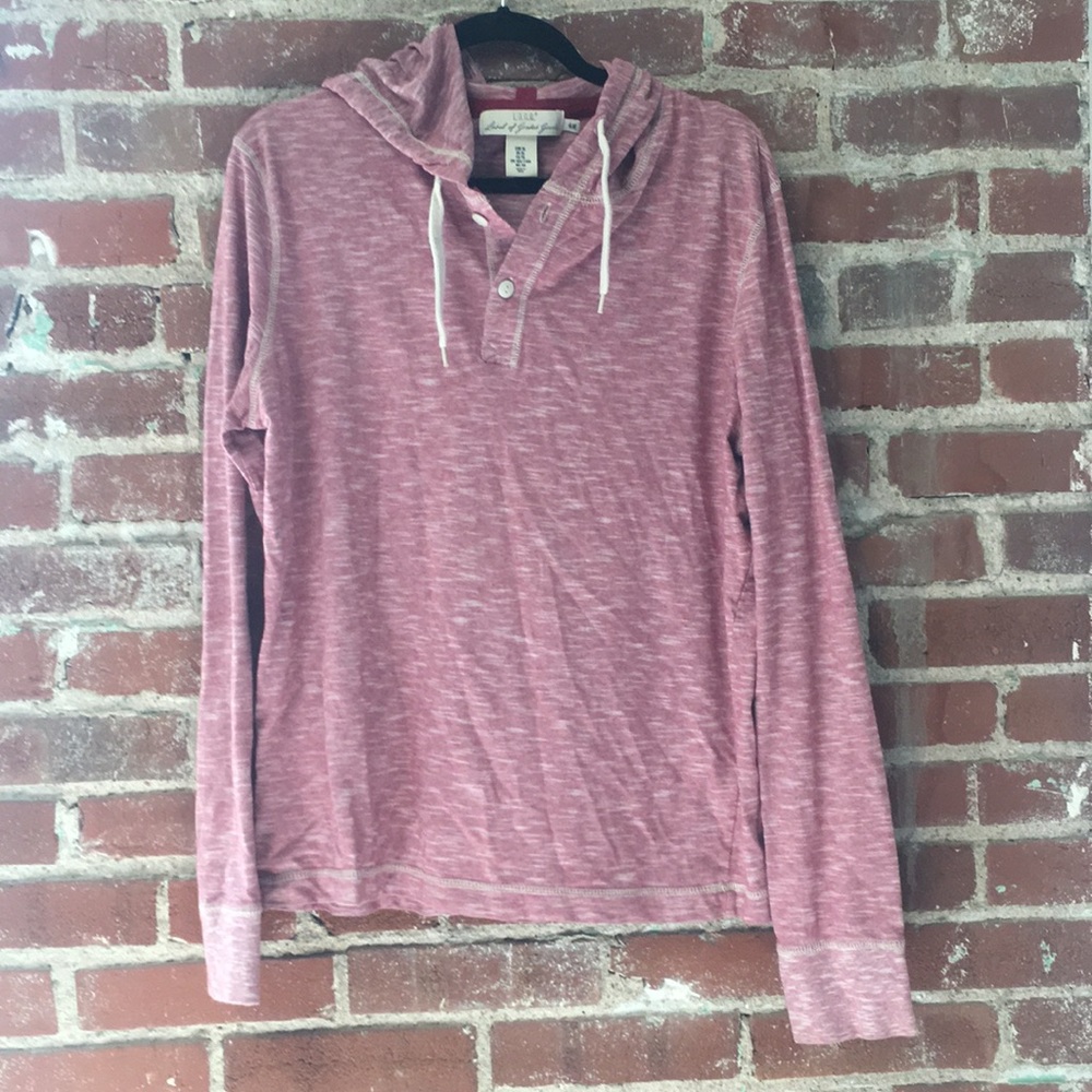 H&M long sleeve, hooded, button up pullover
